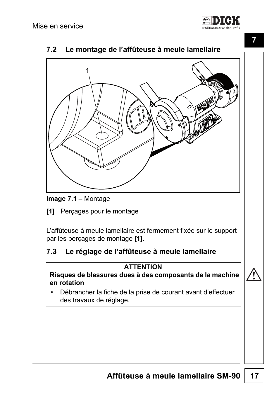 Dick SM-90 230V User Manual | Page 81 / 192