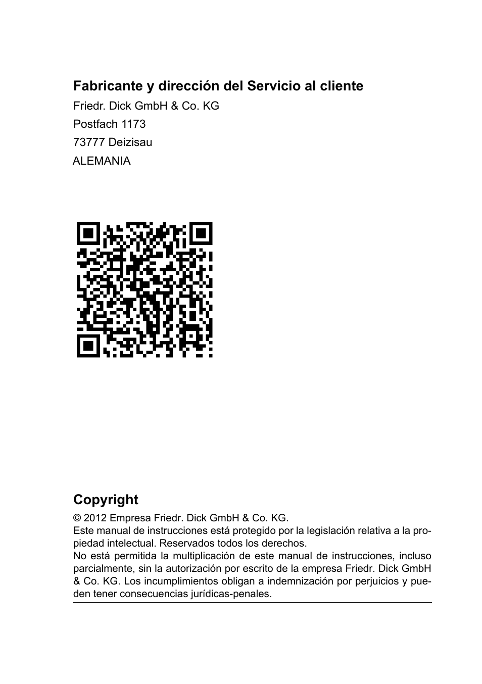 Dick SM-90 230V User Manual | Page 98 / 192