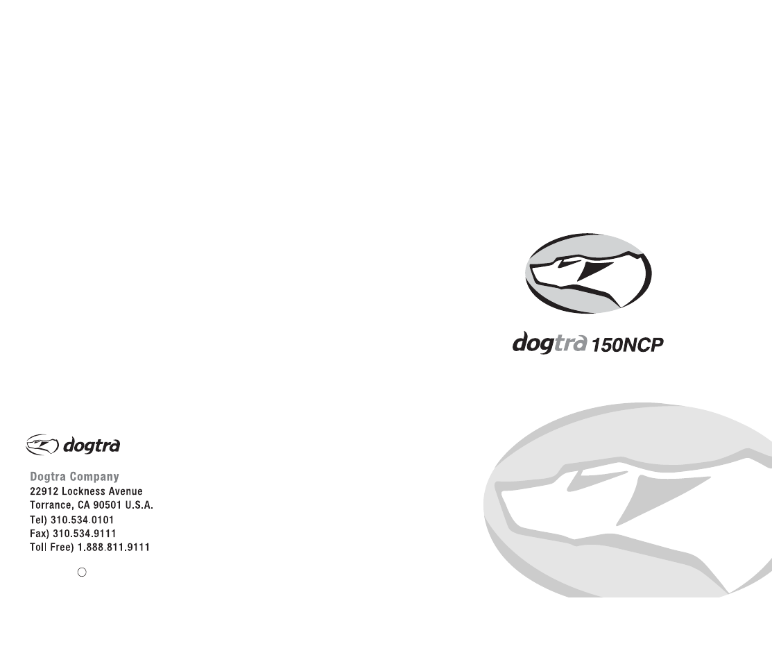 Dogtra 150NCP User Manual | 20 pages