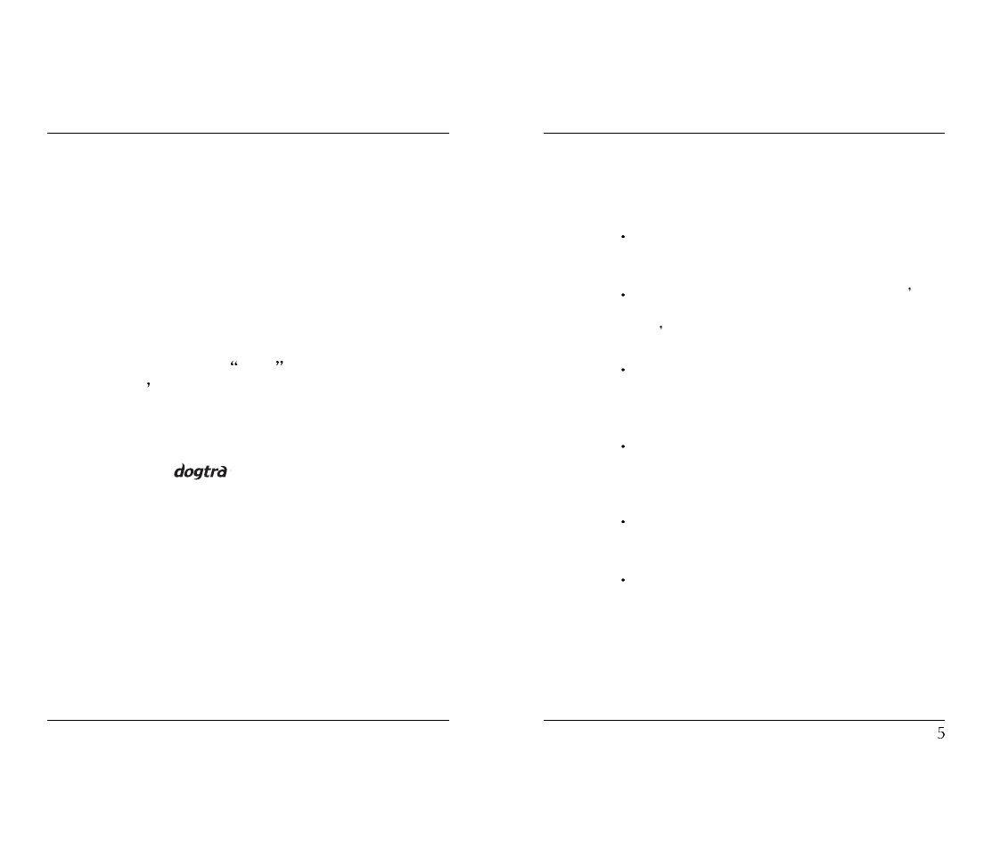 Main features | Dogtra 150NCP User Manual | Page 4 / 20