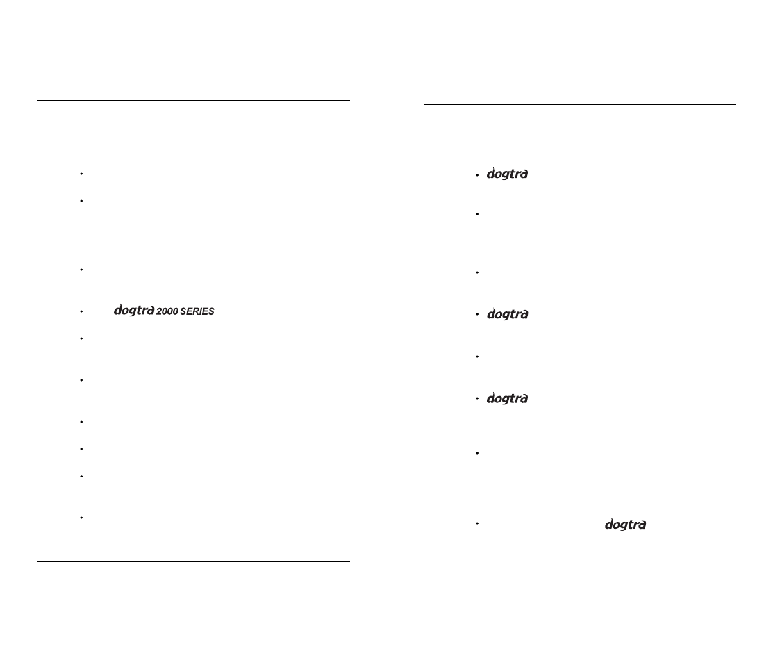 Main features, Product safety and health statements | Dogtra 2000 Series User Manual | Page 4 / 20