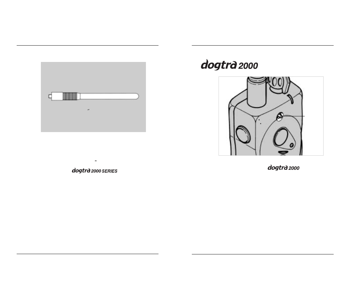 Two-dog models | Dogtra 2000 Series User Manual | Page 6 / 20