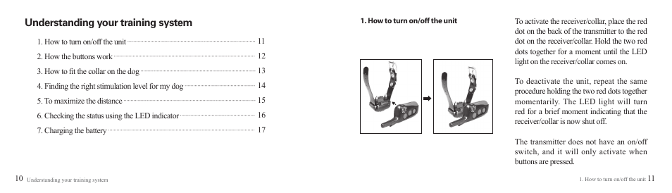 Understanding your training system | Dogtra iQ Remote Trainer User Manual | Page 7 / 15