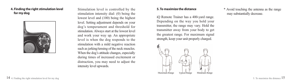 Dogtra iQ Remote Trainer User Manual | Page 9 / 15