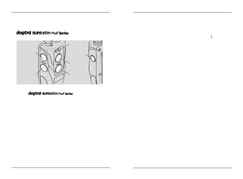 Button functions, 13 button functions button functions | Dogtra SureStim M Plus User Manual | Page 8 / 20