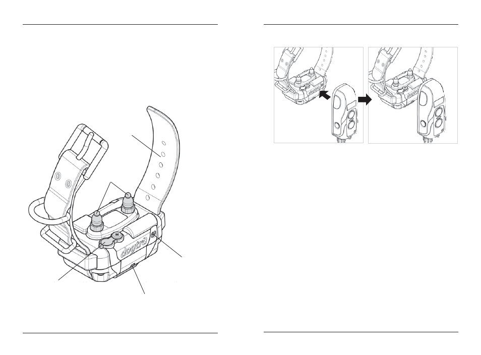 Description of receiver/collar parts | Dogtra SureStim M Plus User Manual | Page 9 / 20