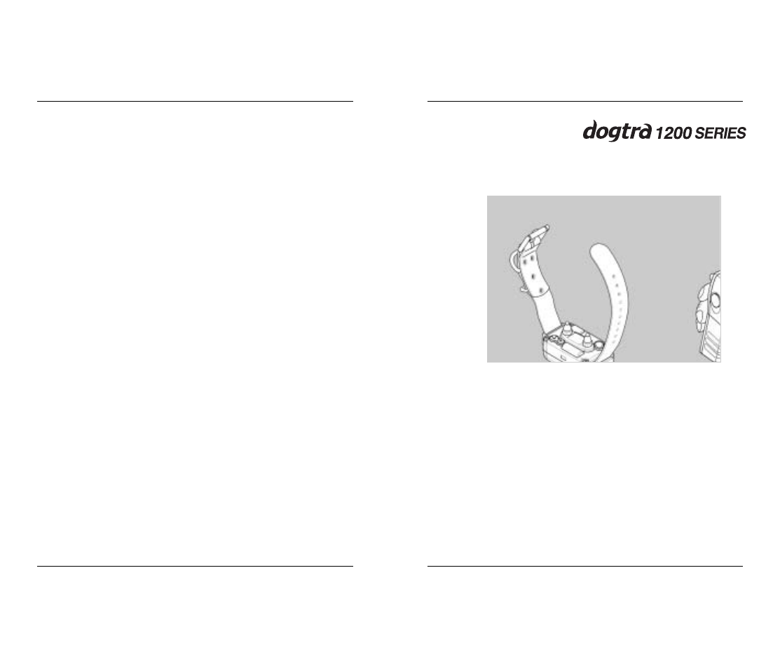 Testing your collars | Dogtra 1200 Series User Manual | Page 15 / 22