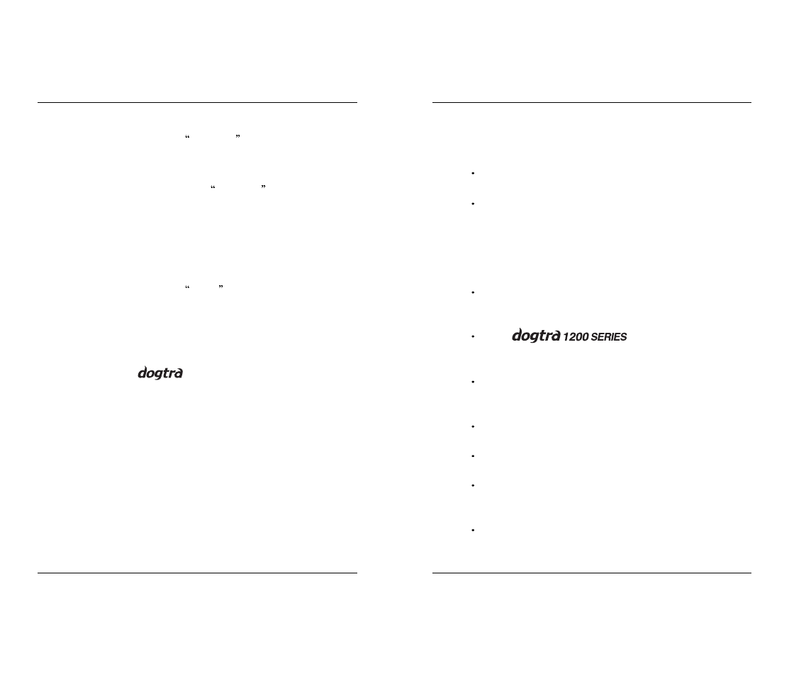 Main features | Dogtra 1200 Series User Manual | Page 4 / 22
