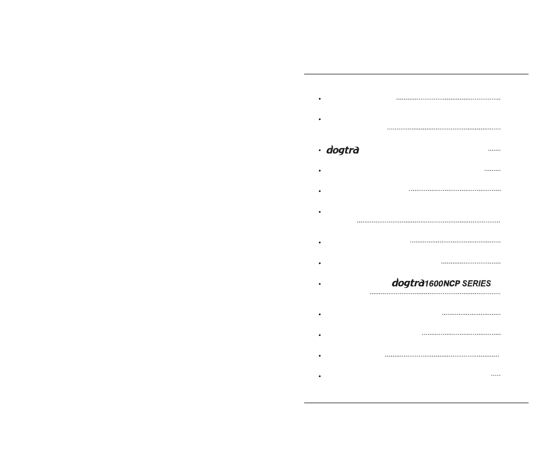 Dogtra 1600 Series User Manual | Page 2 / 20