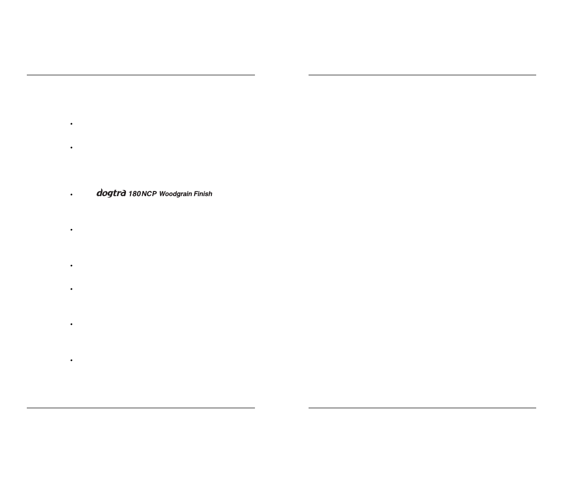 Main features, Product safety and health statements | Dogtra 180NCP User Manual | Page 3 / 18