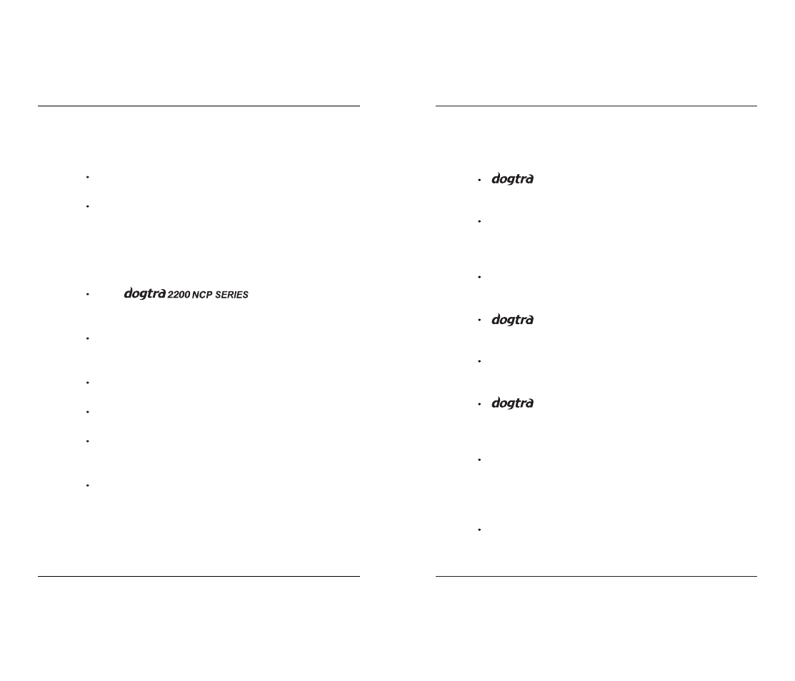 Main features, Product safety and health statements | Dogtra 2200 Series User Manual | Page 3 / 18