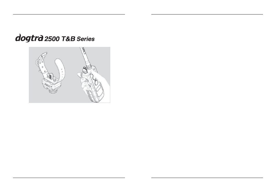 Testing your collar | Dogtra 2500B Series User Manual | Page 17 / 28