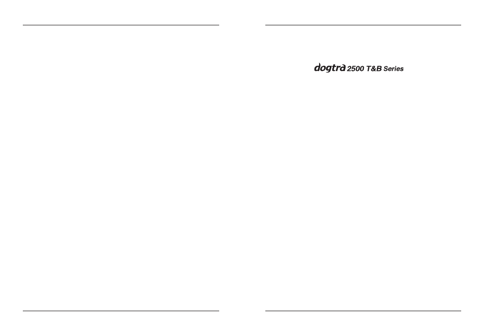 Dogtra 2500B Series User Manual | Page 20 / 28