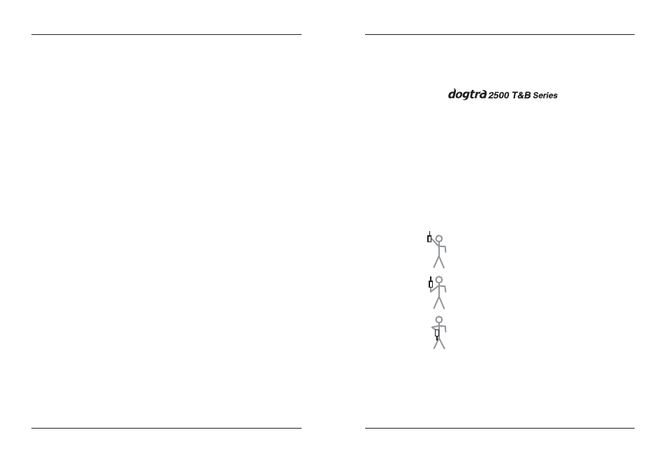 Reception | Dogtra 2500B Series User Manual | Page 22 / 28