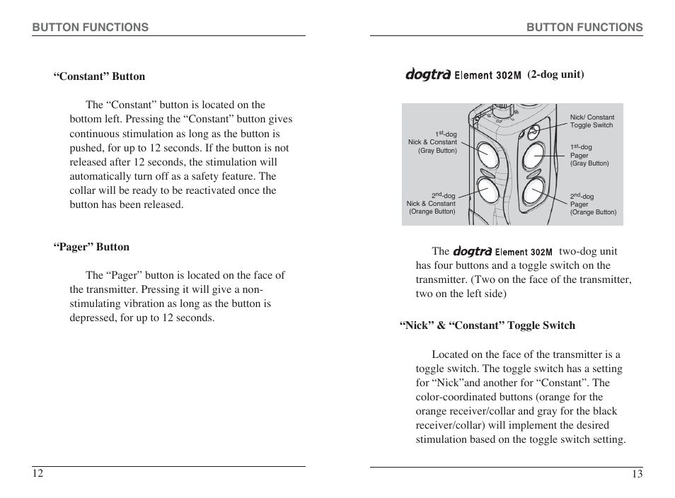 Dogtra 300M Series User Manual | Page 8 / 20