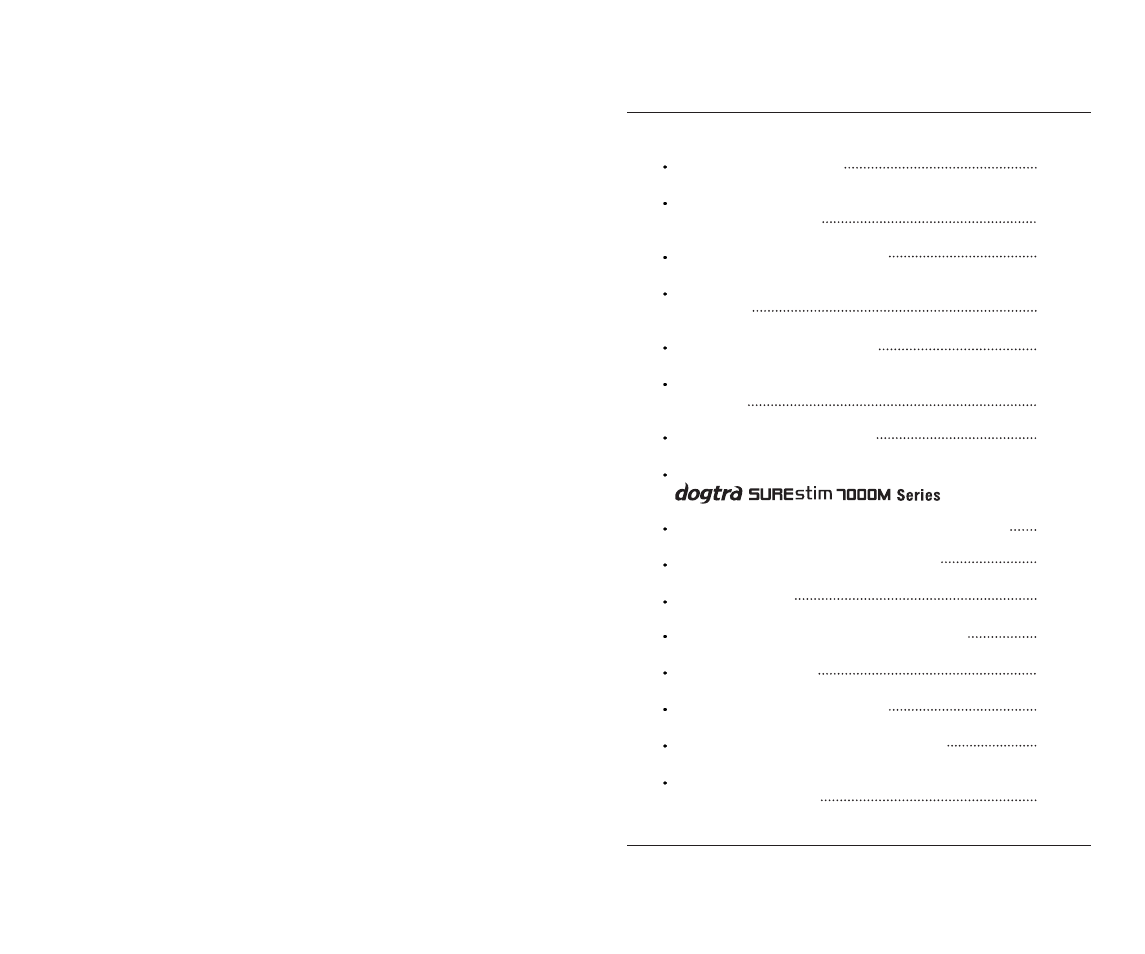 Dogtra 7000M Series User Manual | Page 2 / 24