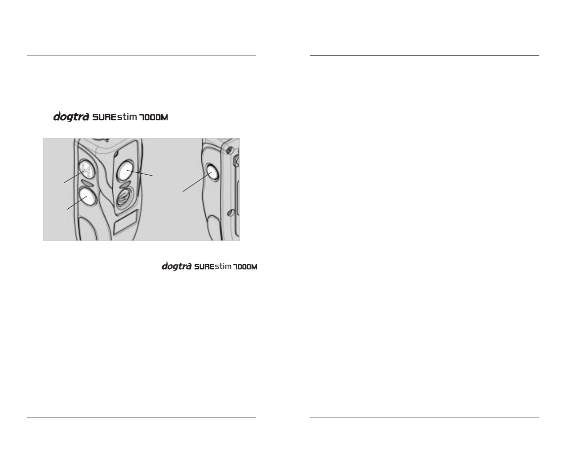 Button functions | Dogtra 7000M Series User Manual | Page 9 / 24