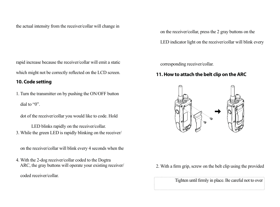 Dogtra ARC User Manual | Page 11 / 16