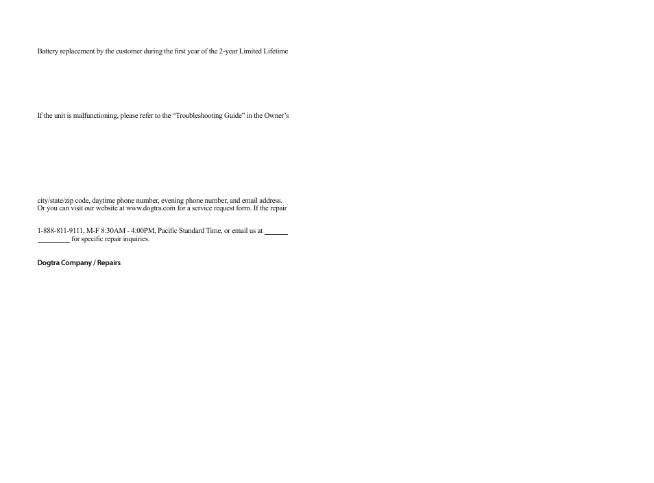 Dogtra ARC User Manual | Page 16 / 16