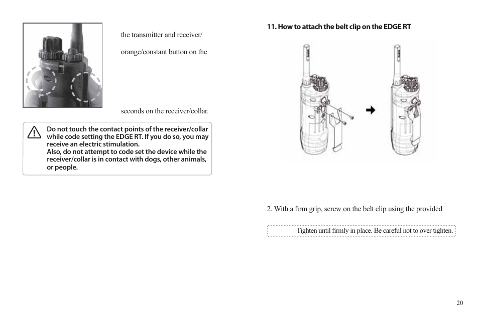 Dogtra EDGE RT User Manual | Page 11 / 15