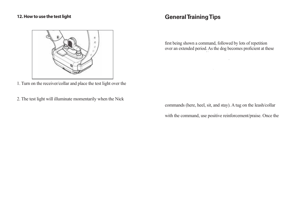 General training tips | Dogtra EDGE RT User Manual | Page 12 / 15