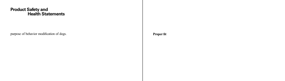 Product safety and health statements | Dogtra iQ Plus User Manual | Page 3 / 16