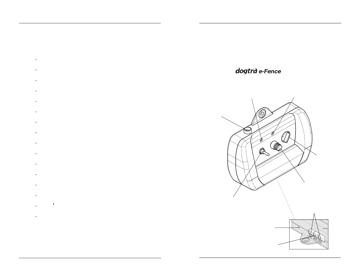 Description of transmitter parts, Package contents | Dogtra eF-3000 User Manual | Page 4 / 26