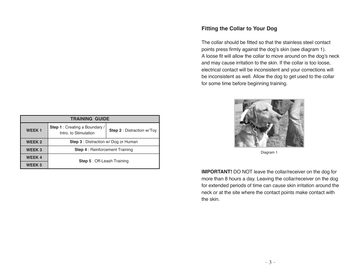 Dogtra Traning Book User Manual | Page 2 / 6