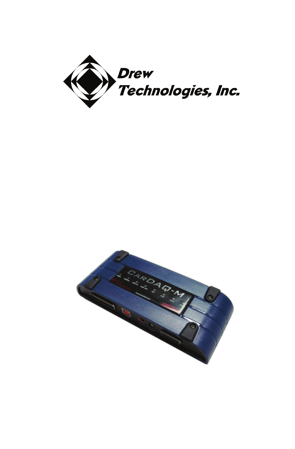 Drew Technologies CarDAQ-M User Manual | 16 pages