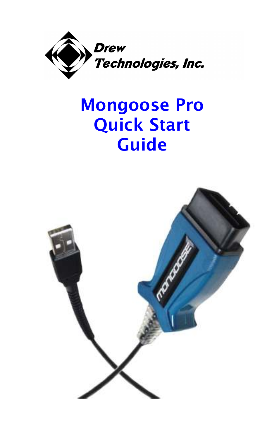 Drew Technologies MongoosePr JLR User Manual | 16 pages