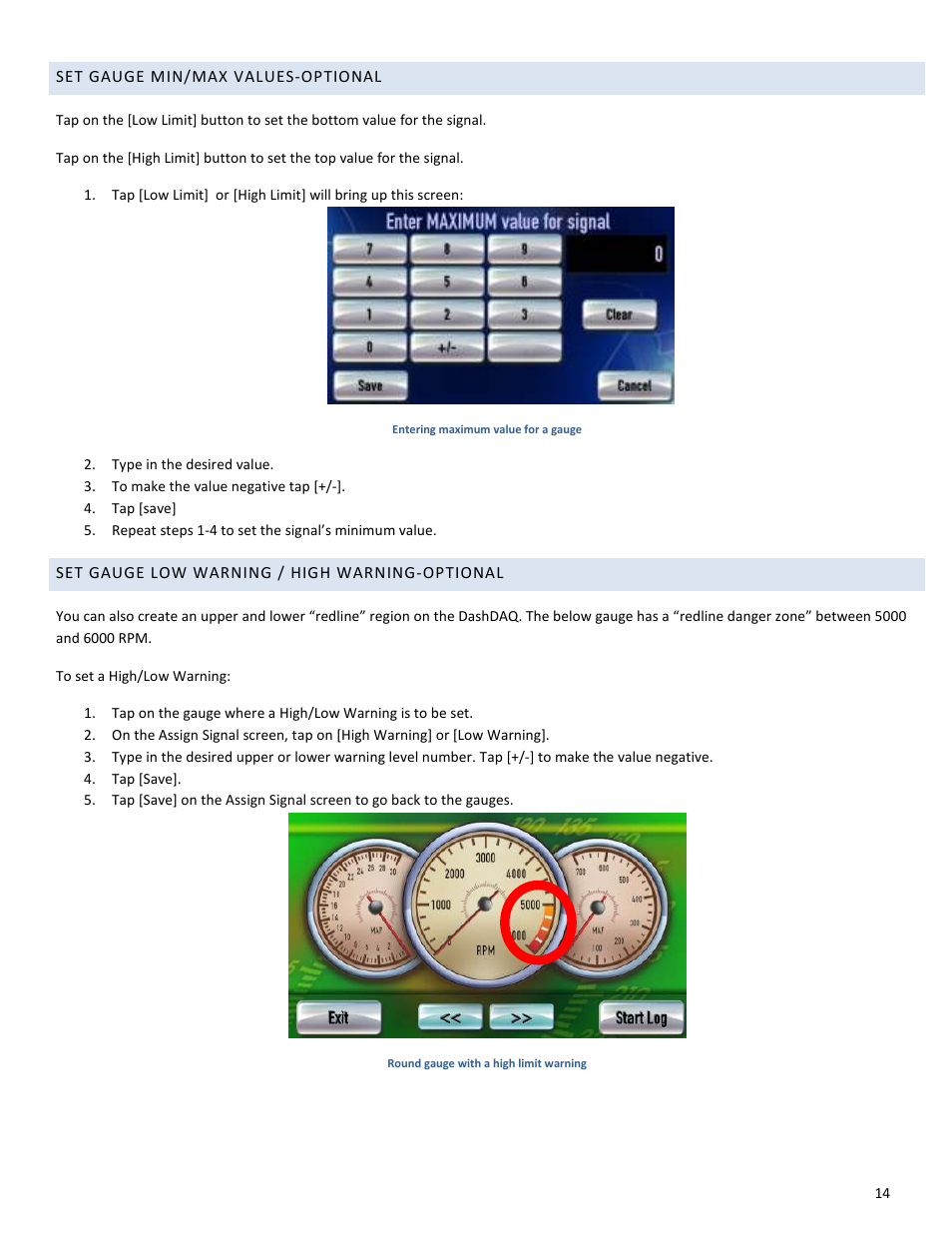 Drew Technologies DASHDAQ-XL User Manual | Page 14 / 47