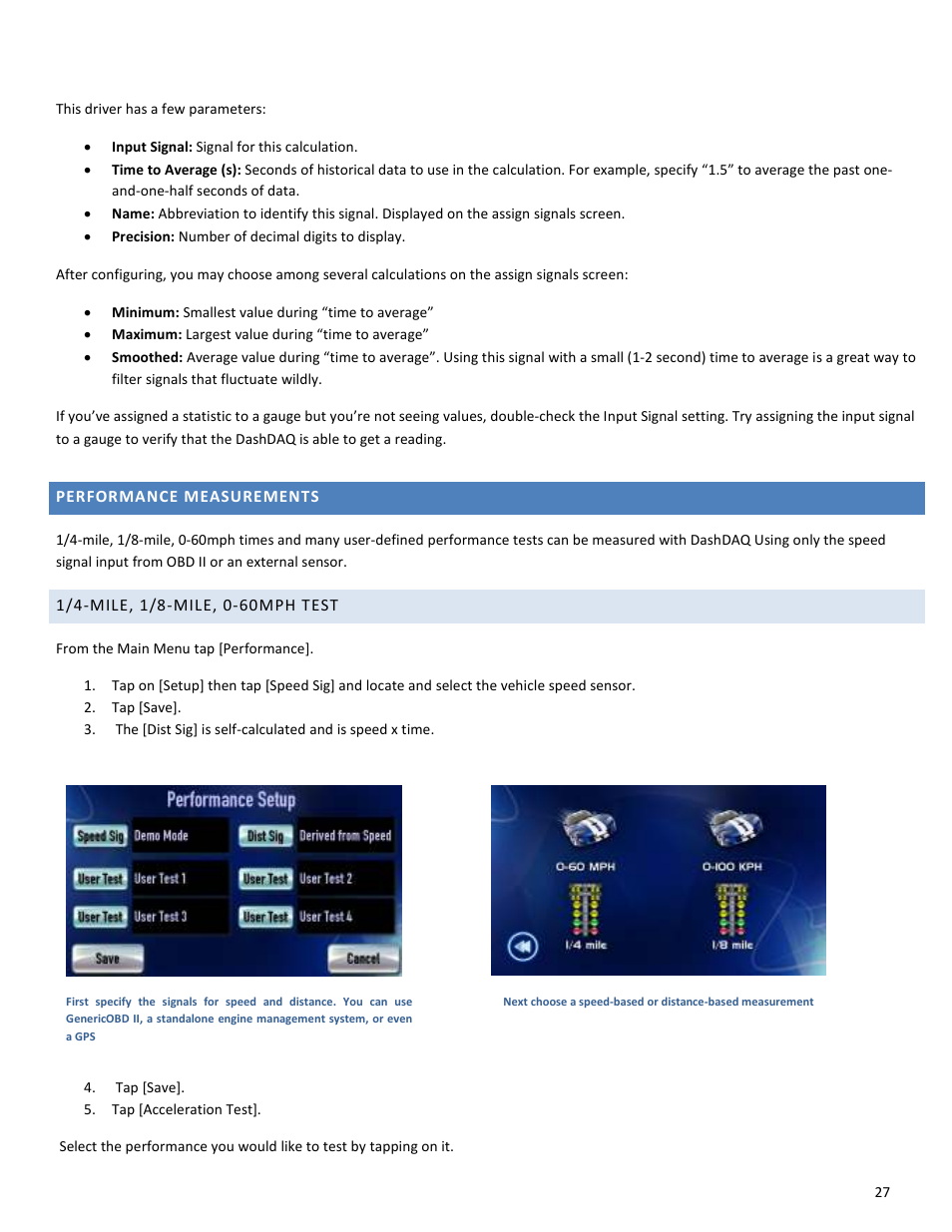 Drew Technologies DASHDAQ-XL User Manual | Page 27 / 47
