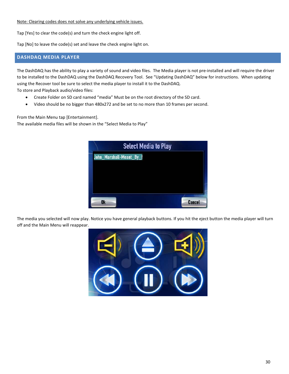 Drew Technologies DASHDAQ-XL User Manual | Page 30 / 47