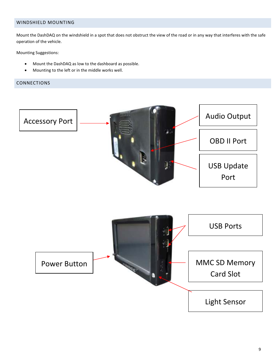 Drew Technologies DASHDAQ-XL User Manual | Page 9 / 47