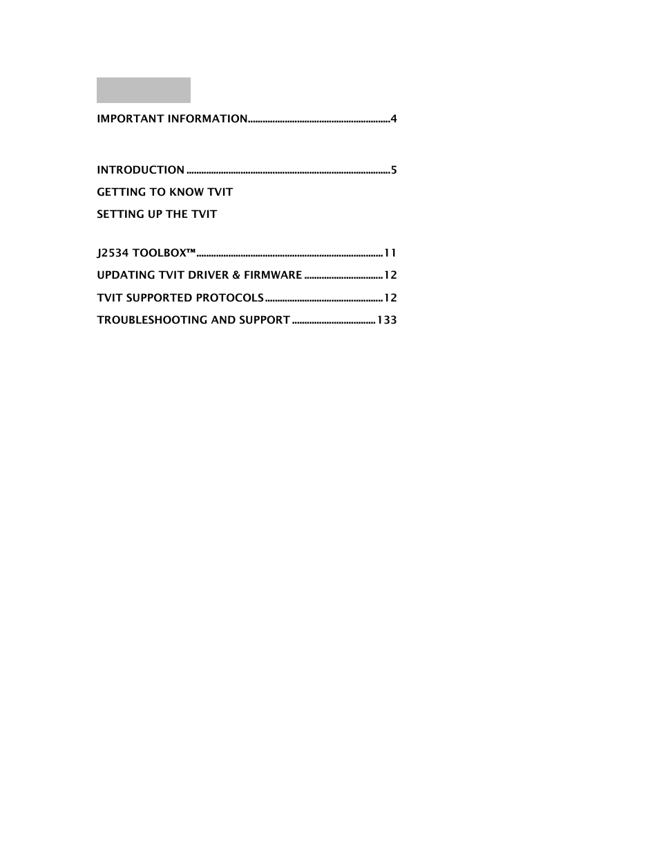 Drew Technologies TVIT User Manual | Page 3 / 13