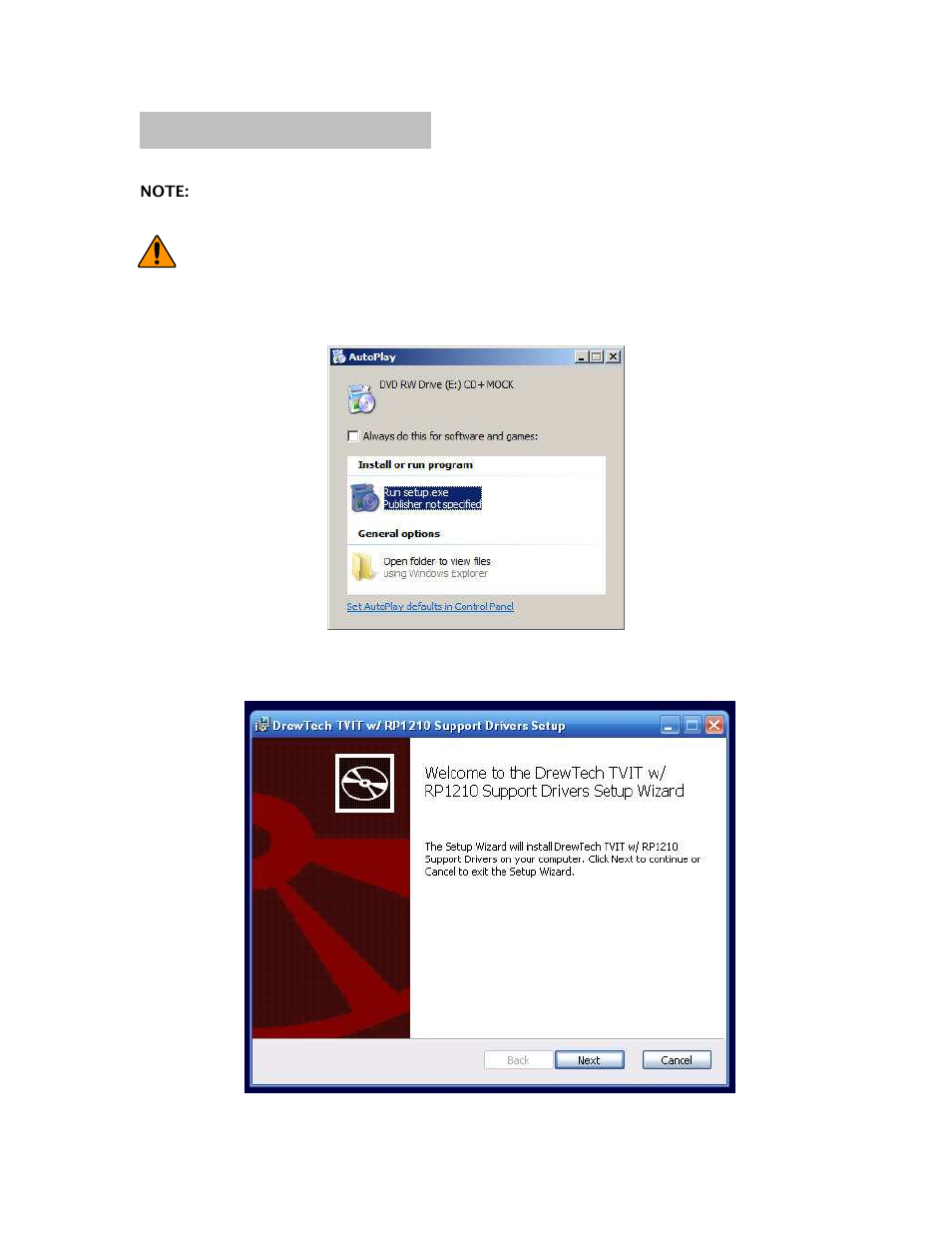 Setting up the tvit, Install the tvit software on your computer | Drew Technologies TVIT User Manual | Page 6 / 13