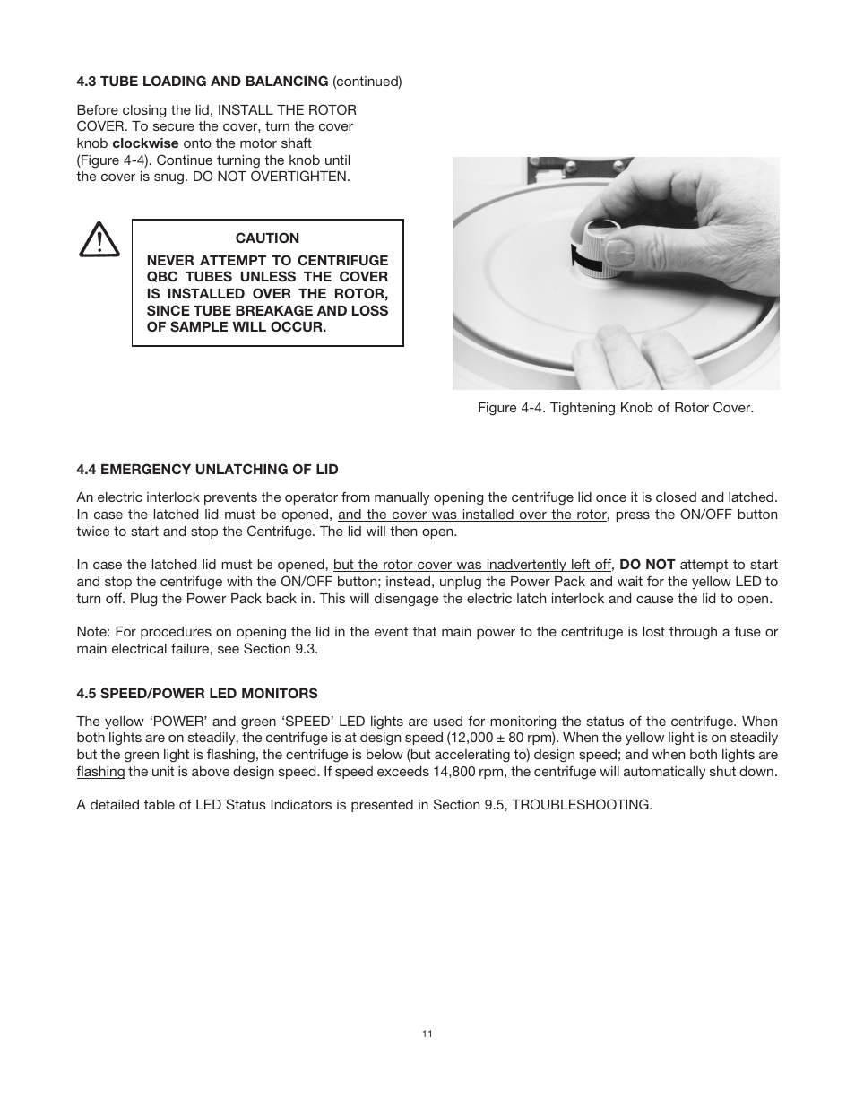 Drucker Diagnostics QBC Horizon 755VES Centrifuge (120V, 60Hz) User Manual | Page 16 / 31