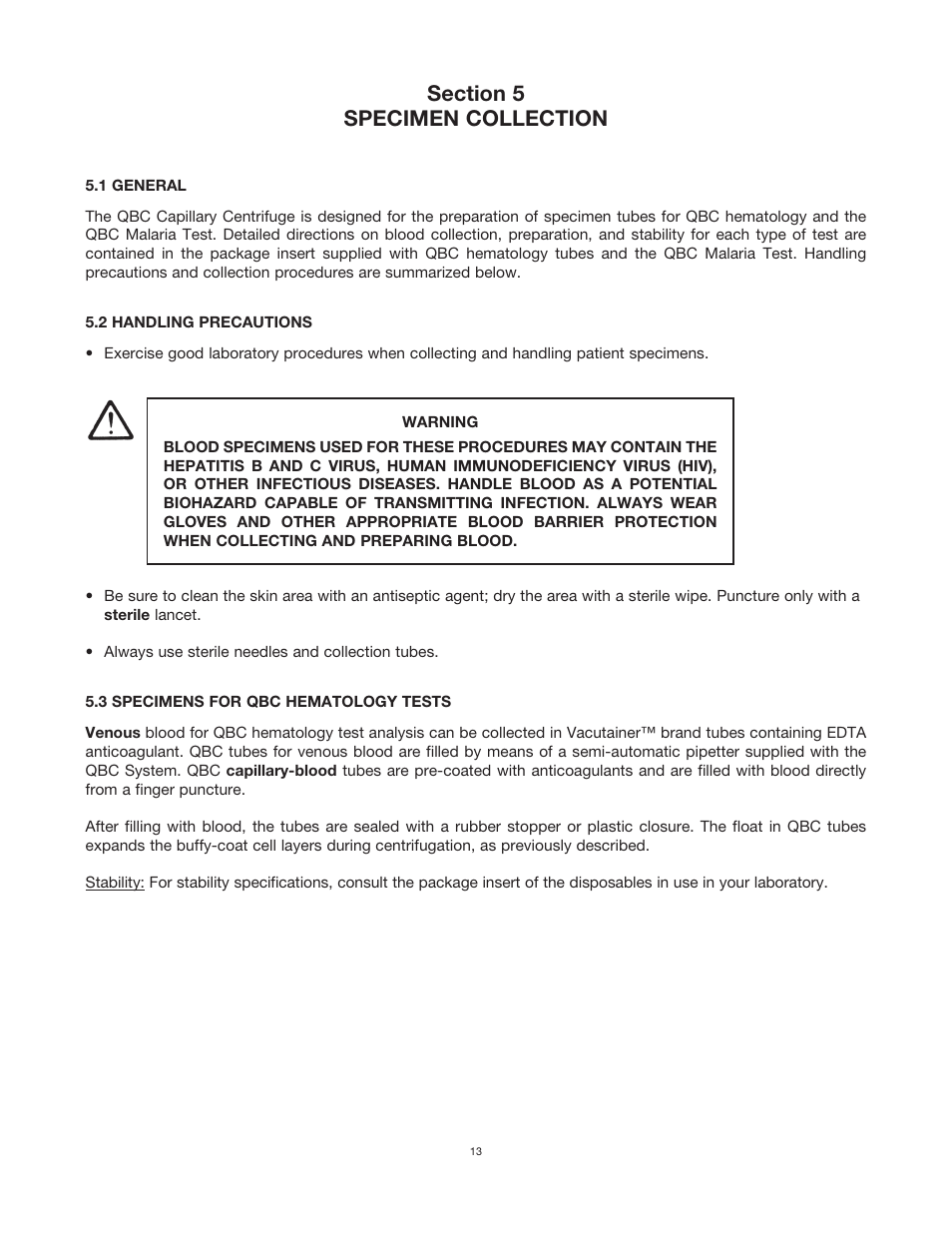 Drucker Diagnostics QBC Horizon 755VES Centrifuge (120V, 60Hz) User Manual | Page 18 / 31