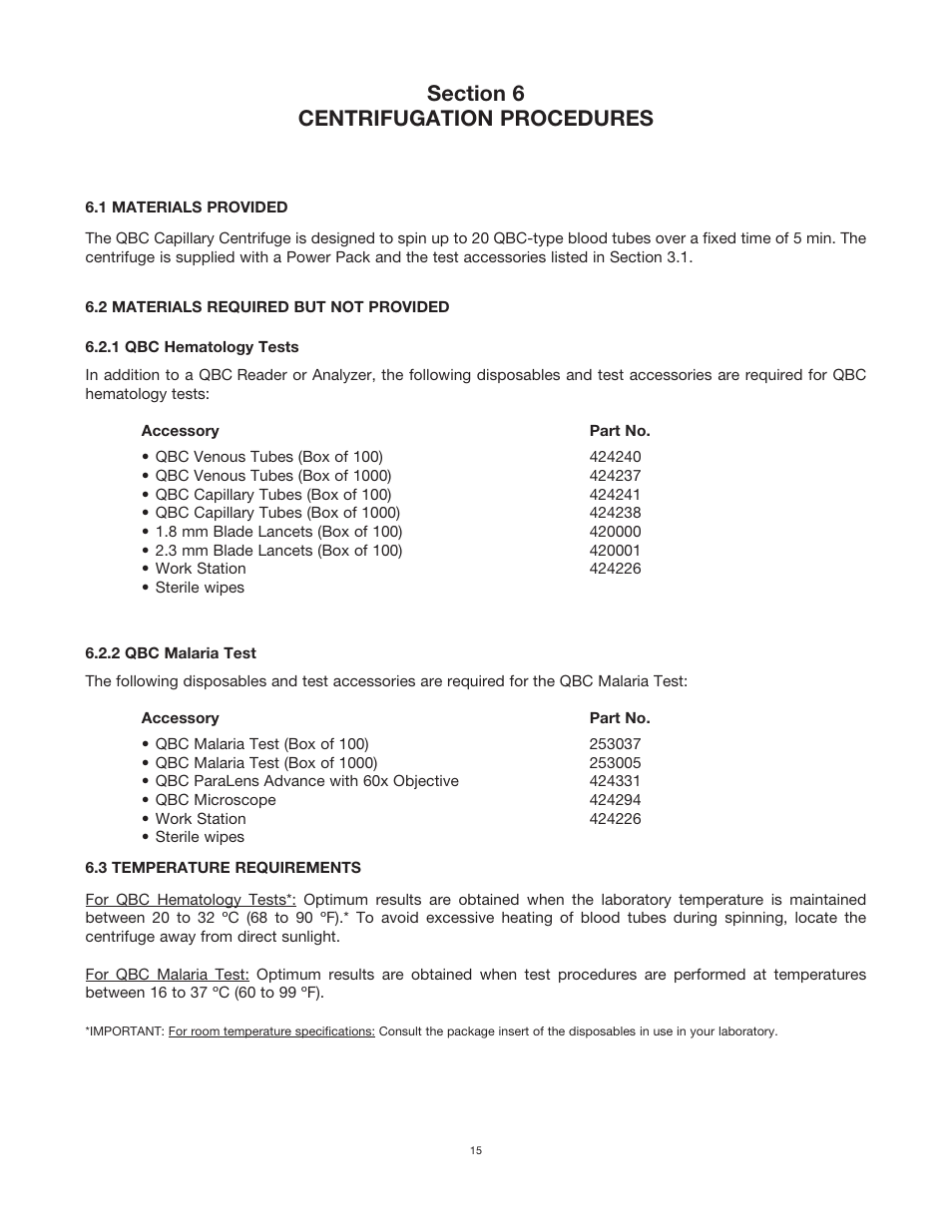 Drucker Diagnostics QBC Horizon 755VES Centrifuge (120V, 60Hz) User Manual | Page 20 / 31