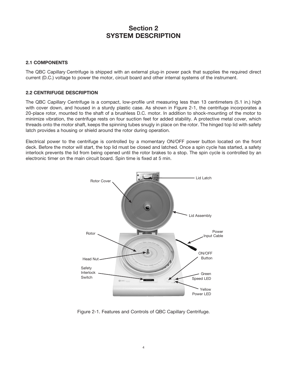 Drucker Diagnostics QBC Horizon 755VES Centrifuge (120V, 60Hz) User Manual | Page 9 / 31