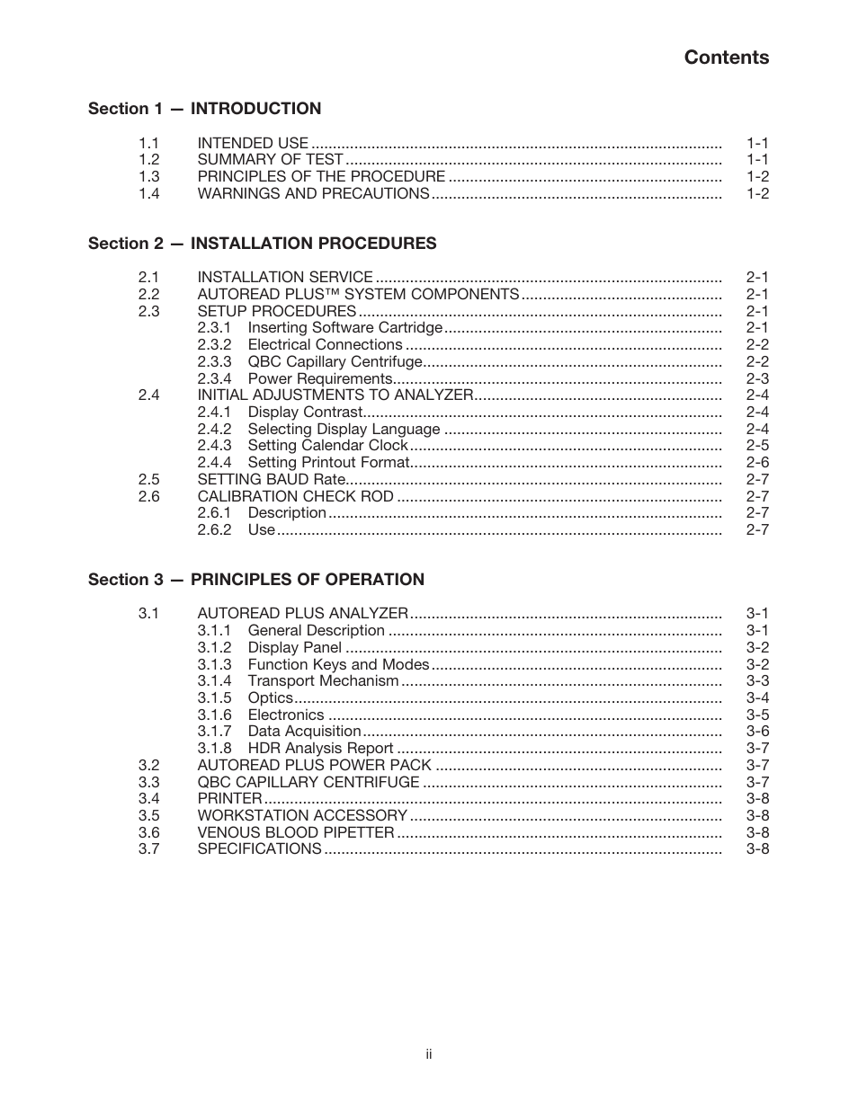 Drucker Diagnostics Paralens Advance User Manual | Page 2 / 66
