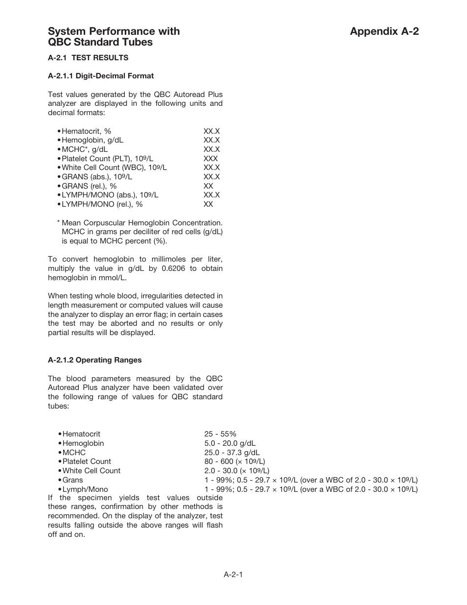 Drucker Diagnostics Paralens Advance User Manual | Page 59 / 66