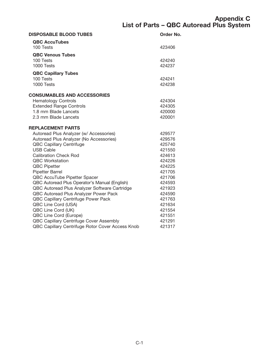 Drucker Diagnostics Paralens Advance User Manual | Page 65 / 66