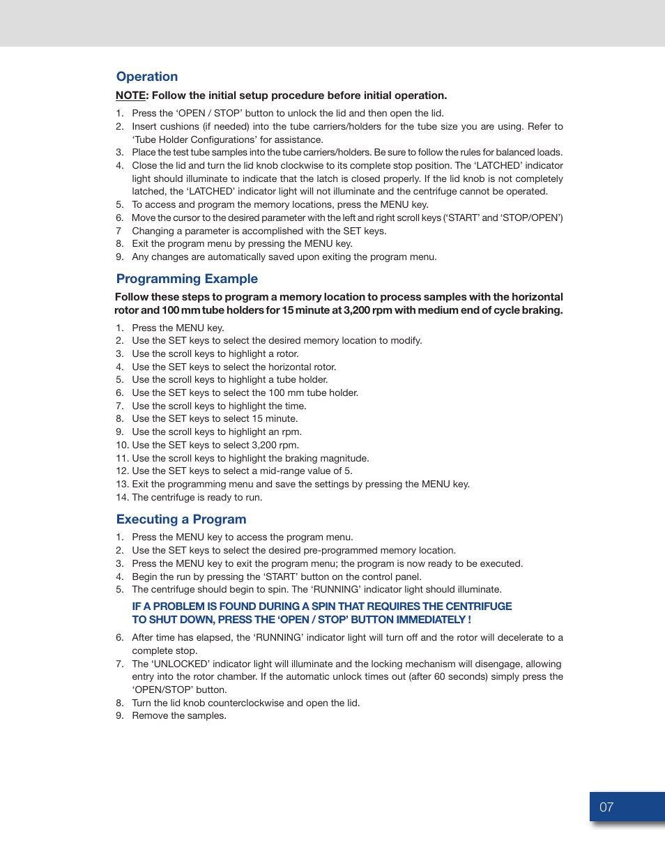Drucker Diagnostics Model 642VES Centrifuge User Manual | Page 7 / 12