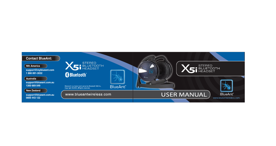BlueAnt X5i User Manual | 37 pages