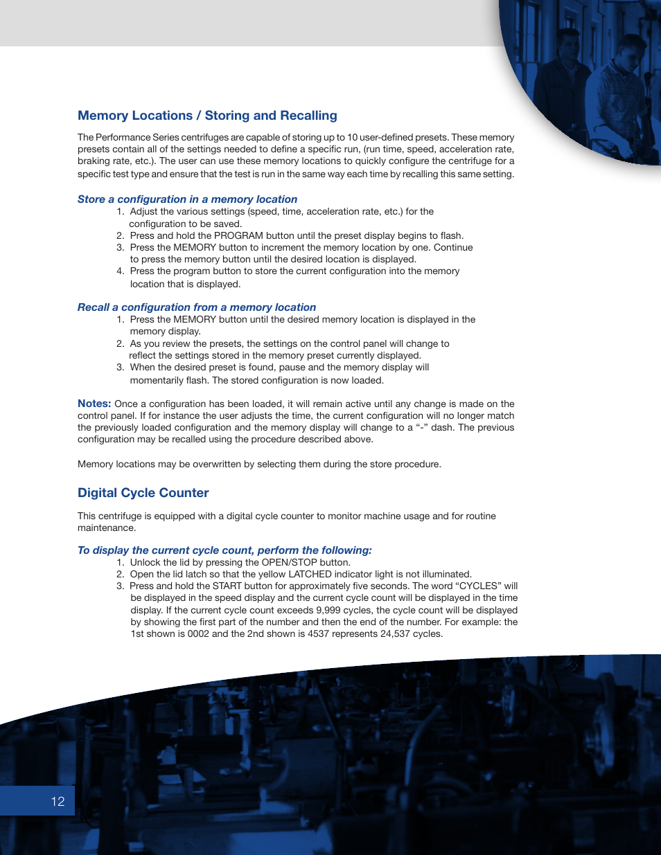 Drucker Diagnostics Model 853VES Centrifuge User Manual | Page 12 / 16