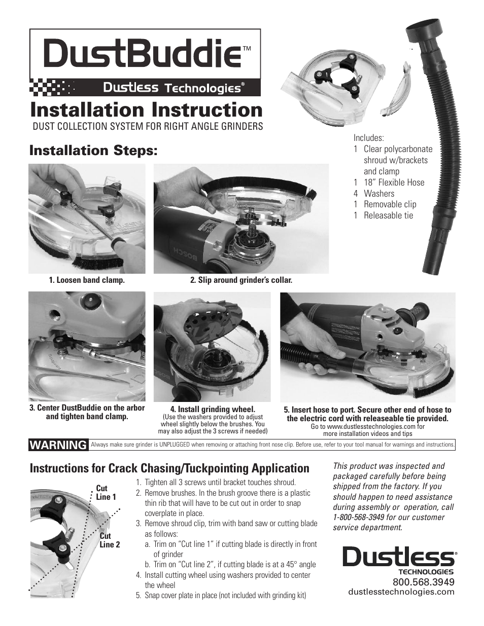 Dustless DustBuddie User Manual | 1 page