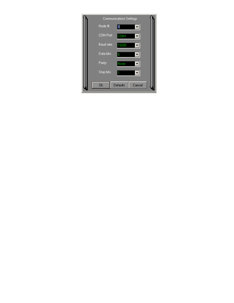 Computer interface using configuration file | Dynalco AF-900PC Air/Fuel Ratio Controller User Manual | Page 39 / 106