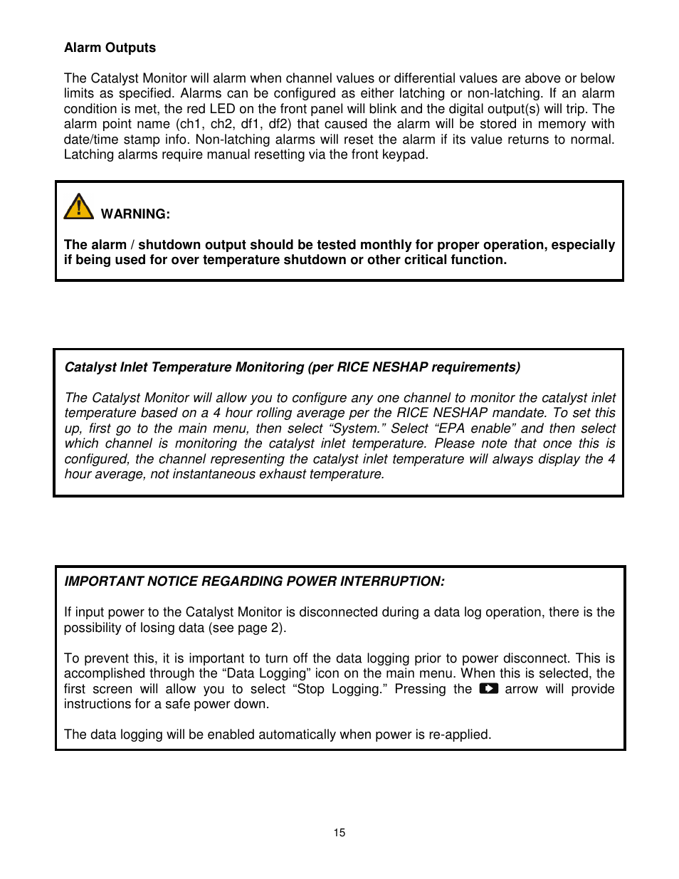 Dynalco Catalyst Monitor User Manual | Page 16 / 26