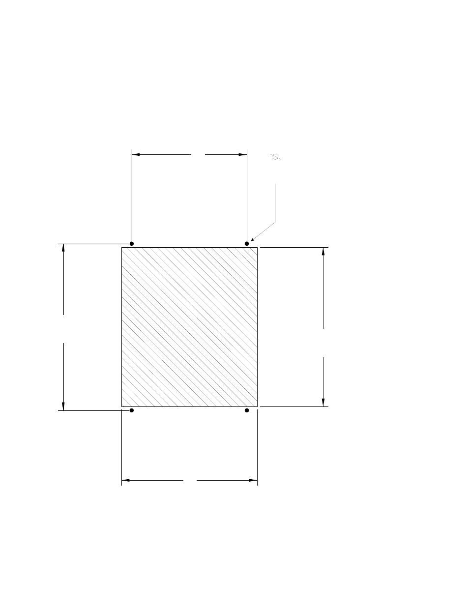 Panel cutout | Dynalco SC-2124M Scanner/Monitor User Manual | Page 7 / 70